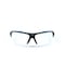 Ge Safety Glasses, Anti-Fog & Anti-Scratch, Clear Lens, Black/Blue Frame GE206CAF - alternate 6